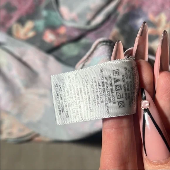 DONATE Free People Floral Tank - Picture 4 of 6